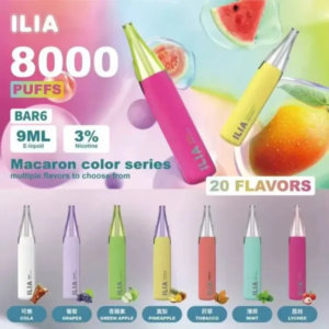 ILIA Bar6 哩亞 6代 8000口 拋棄式一次性電子煙